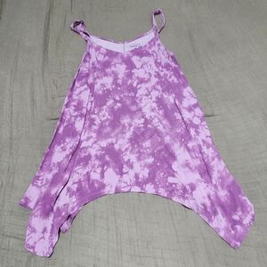 Torrid Purple Tie-Dye Tank Top
